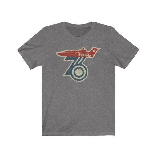 Seafair 1976 Vintage Men's T-Shirt - Image 2