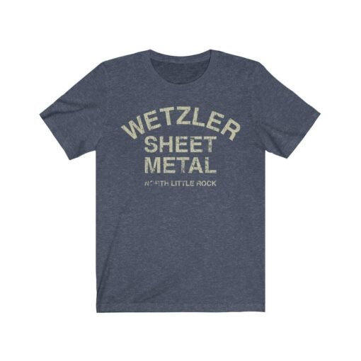 Wetzler Sheet Metal 1947 Vintage Men's T-Shirt - Image 6