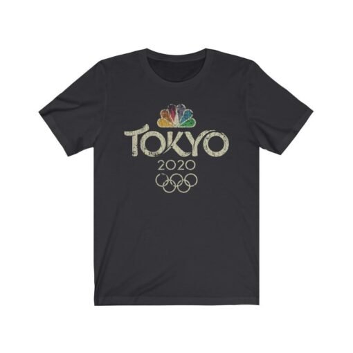 Tokyo 2020 Media Logo Vintage Men's T-Shirt - Image 4