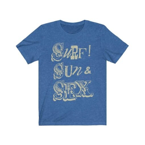 Surf! Sun & Sex 1965 Vintage Men's T-Shirt - Image 5