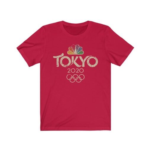 Tokyo 2020 Media Logo Vintage Men's T-Shirt - Image 6