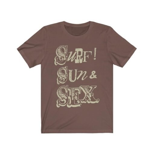 Surf! Sun & Sex 1965 Vintage Men's T-Shirt - Image 3