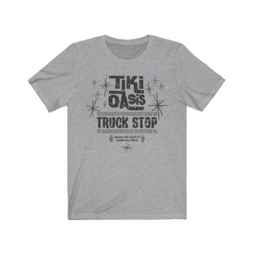 Tiki Oasis Truck Stop 1960 Vintage Men's T-Shirt - Image 4