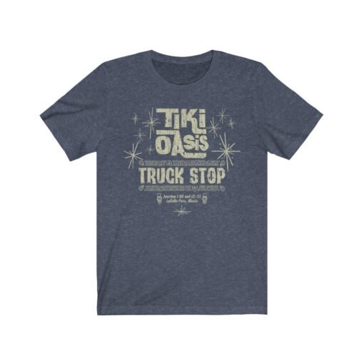 Tiki Oasis Truck Stop 1960 Vintage Men's T-Shirt - Image 6