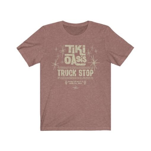 Tiki Oasis Truck Stop 1960 Vintage Men's T-Shirt - Image 3