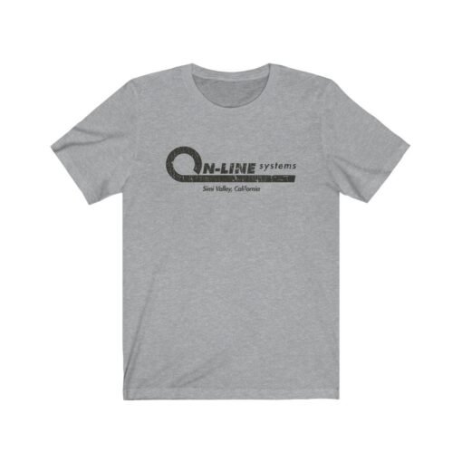 On-Line Systems 1979 Vintage Men's T-Shirt - Image 4