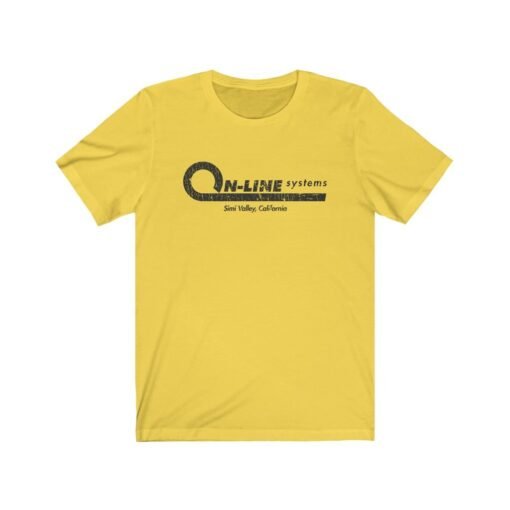 On-Line Systems 1979 Vintage Men's T-Shirt - Image 3