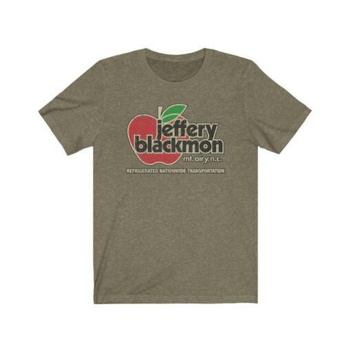 Jeffery Blackmon Trucking 1970 Vintage Men's T-Shirt - Image 2