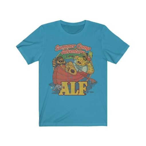 ALF Summer Camp Adventure 1986 Vintage Men's T-Shirt