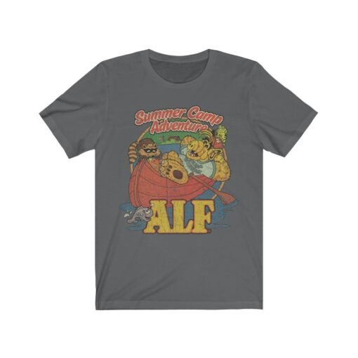 ALF Summer Camp Adventure 1986 Vintage Men's T-Shirt - Image 6