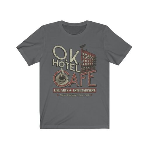 OK Hotel Seattle 1988 Vintage Men's T-Shirt - Image 4