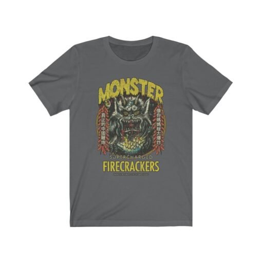 Monster Firecrackers 1952 Vintage Men’s T-Shirt - Image 5