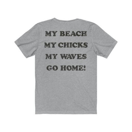 My Beach 1981 (Back Print) Vintage Men's T-Shirt - Image 4