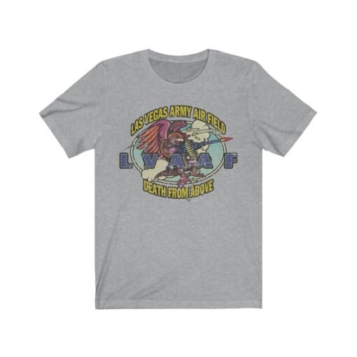 Las Vegas Army Airfield 1941 Vintage Men's T-Shirt - Image 6