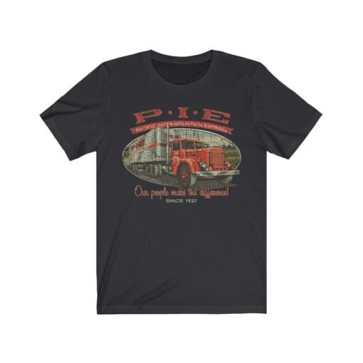 P.I.E. Trucking Our People Make The Difference 1927 Vintage Men’s T-Shirt - Image 4