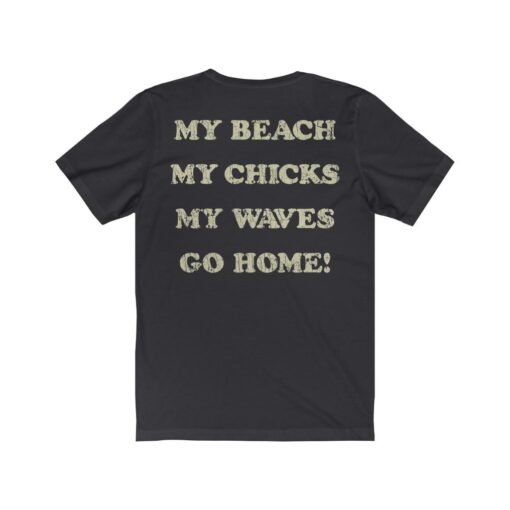 My Beach 1981 (Back Print) Vintage Men's T-Shirt - Image 3