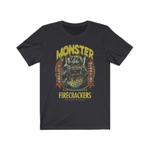 Monster Firecrackers 1952 Vintage Men’s T-Shirt - Image 3