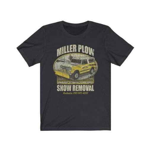 Miller Plow Service 1976 Vintage Men’s T-Shirt - Image 4