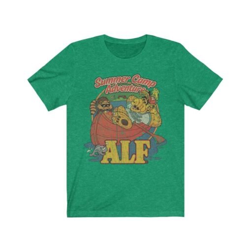 ALF Summer Camp Adventure 1986 Vintage Men's T-Shirt - Image 3