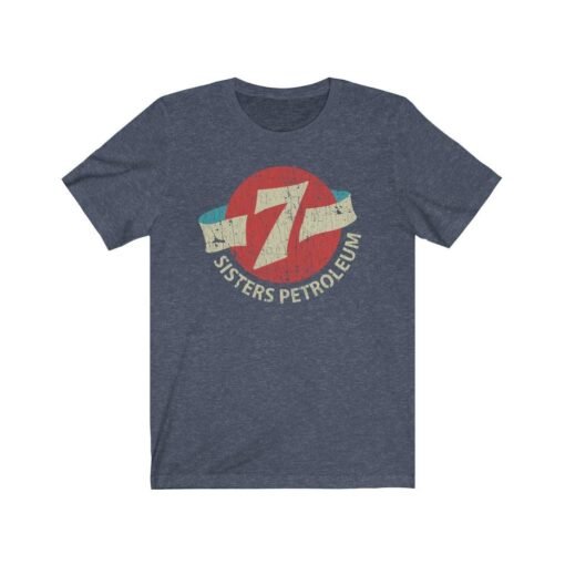 Seven Sisters Petroleum 1945 Vintage Men's T-Shirt - Image 6