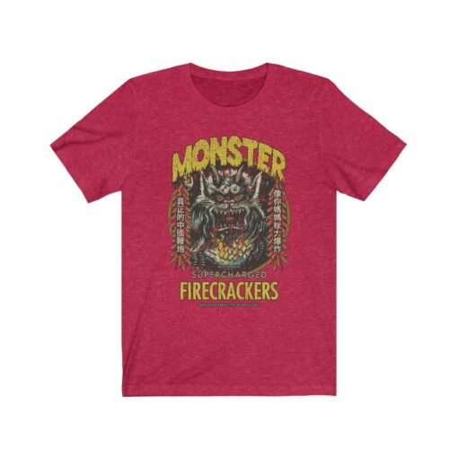 Monster Firecrackers 1952 Vintage Men’s T-Shirt - Image 6