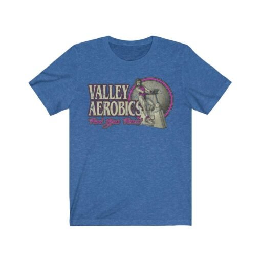 Valley Aerobics 1985 Vintage Men’s T-Shirt - Image 4