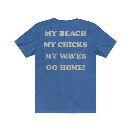 My Beach 1981 (Back Print) Vintage Men's T-Shirt - Image 5