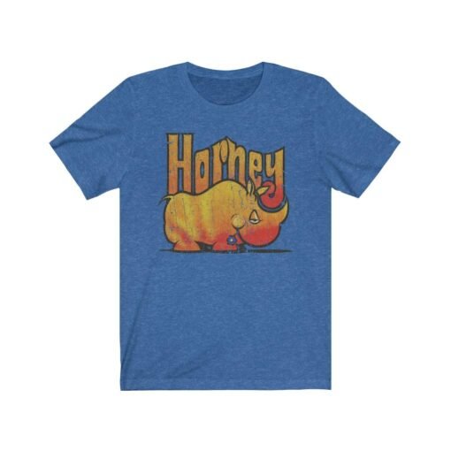 Horney Rhino 1973 Vintage Men’s T-Shirt - Image 4