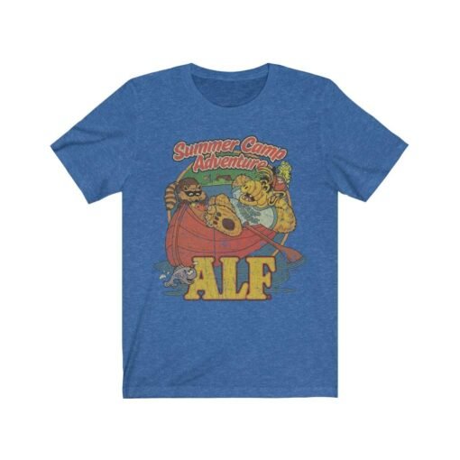 ALF Summer Camp Adventure 1986 Vintage Men's T-Shirt - Image 5