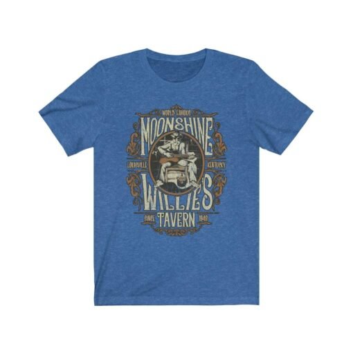 Moonshine Willie's Tavern 1948 Vintage Men’s T-Shirt - Image 4