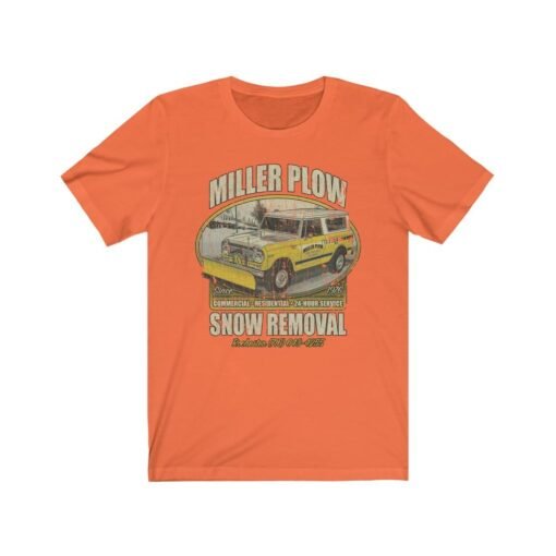 Miller Plow Service 1976 Vintage Men’s T-Shirt