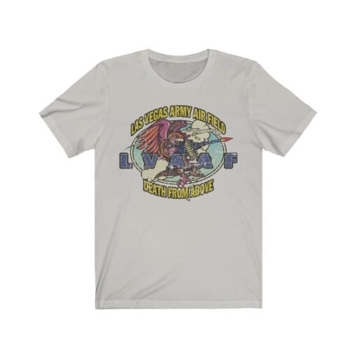 Las Vegas Army Airfield 1941 Vintage Men's T-Shirt - Image 3