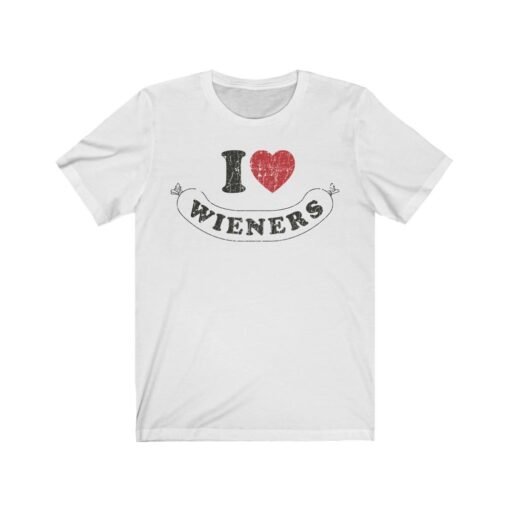 I Love Wieners 1981 Vintage Men's T-Shirt