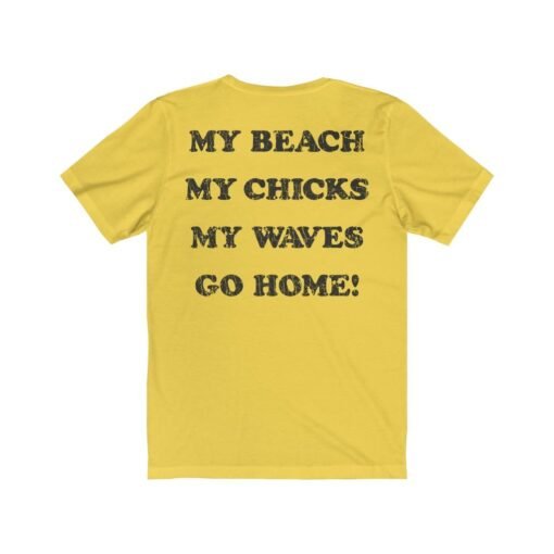 My Beach 1981 (Back Print) Vintage Men's T-Shirt