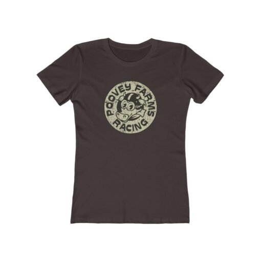 Poovey Farms Racing Badge 2012 Vintage Women's T-Shirt - Image 2