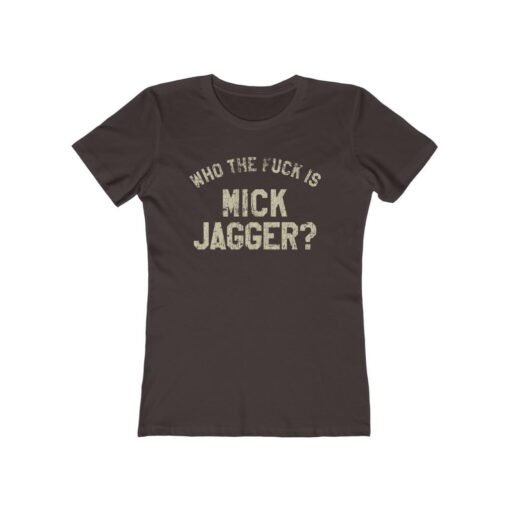 Who The Fuck Is Mick Jagger 1975 Vintage Women's T-Shirt - Image 2