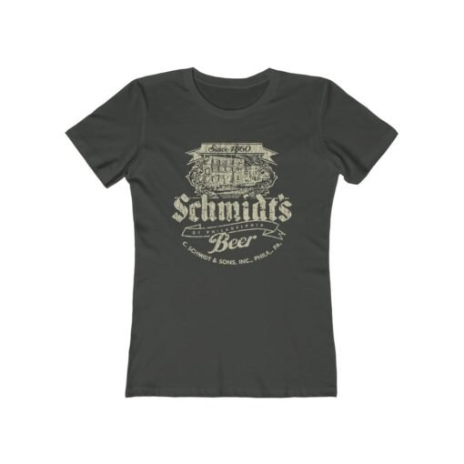 Schmidt's Philadelphia Beer 1860 Vintage Women's T-Shirt - Image 4