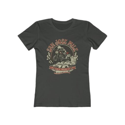 San Jose Mile 1975 Vintage Women's T-Shirt - Image 5