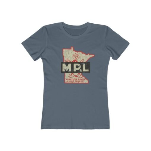 Minnesota Power and Light Co. 1923 Vintage Women's T-Shirt - Image 6