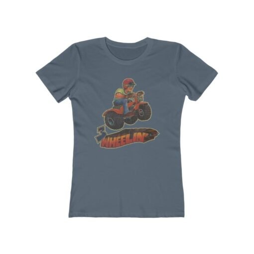 3 Wheelin ATV 1981 Vintage Women’s T-Shirt - Image 6