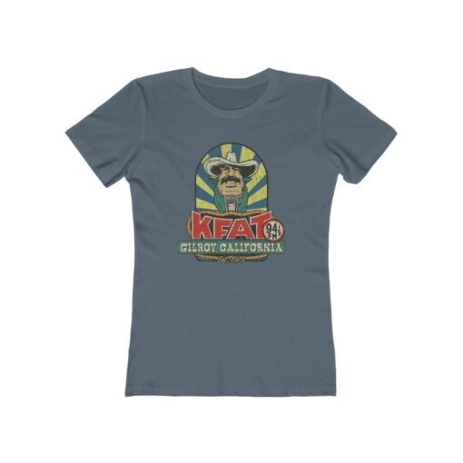 KFAT 94.5 FM 1975 Vintage Women's T-Shirt - Image 5