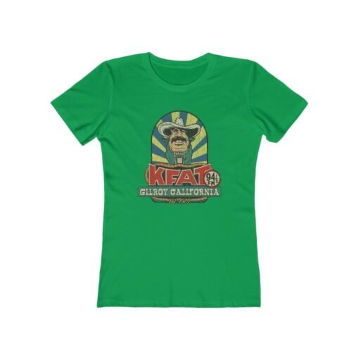 KFAT 94.5 FM 1975 Vintage Women's T-Shirt - Image 4