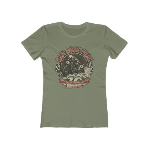 San Jose Mile 1975 Vintage Women's T-Shirt - Image 4