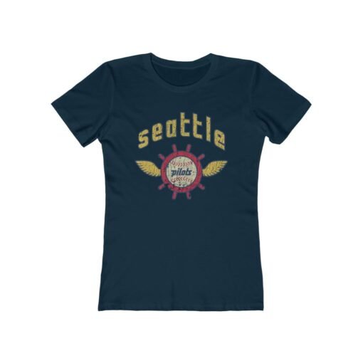 Seattle Pilots 1969 Vintage Women's T-Shirt - Image 6