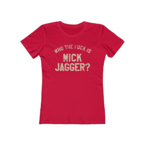 Who The Fuck Is Mick Jagger 1975 Vintage Women's T-Shirt - Image 6