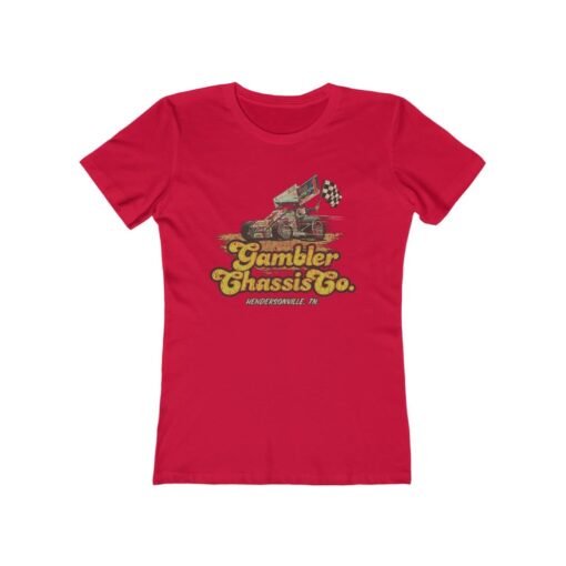 Gambler Chassis Co. 1980 Vintage Women's T-Shirt - Image 6