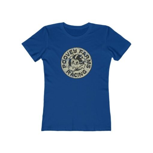 Poovey Farms Racing Badge 2012 Vintage Women's T-Shirt - Image 6