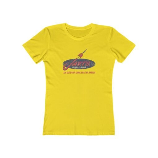 Jarts Missile Game 1954 Vintage Women's T-Shirt - Image 3