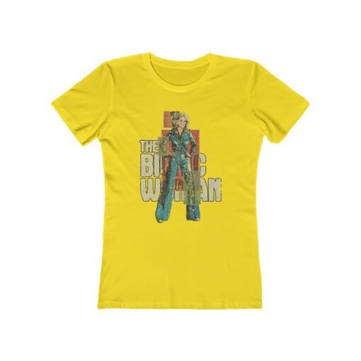 The Bionic Woman 1976 Vintage Women’s T-Shirt - Image 4