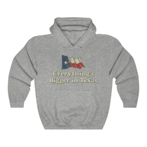 Everything’s Bigger In Texas 1980 Vintage Men's Hoodie - Image 2